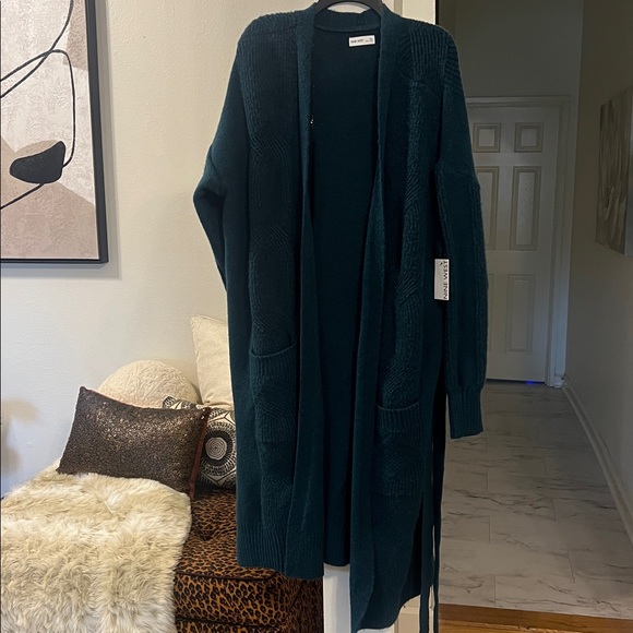 Nine West Teal Knit Cardigan Sweater, XXL - Picture 11 of 16